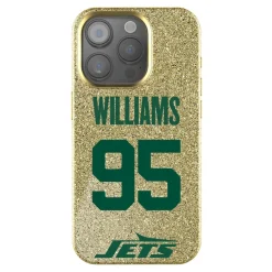 New York Jets Phone Cases^Keyscaper Quinnen Williams Gold Bling IPhone Case