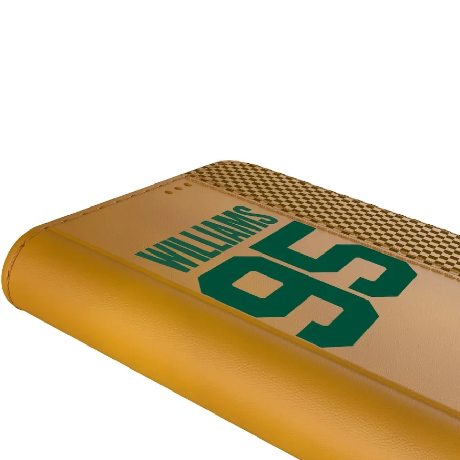 New York Jets Phone Cases | Electronics^Keyscaper Quinnen Williams Brown Folio IPhone Case
