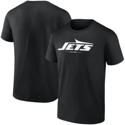 New York Jets T-Shirts | Men^Men's Black Team Lockup T-Shirt
