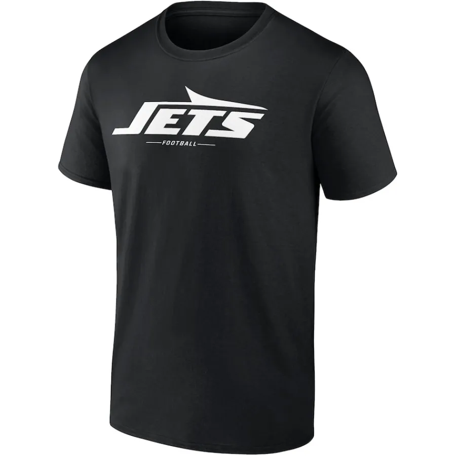 New York Jets T-Shirts | Men^Men's Black Team Lockup T-Shirt