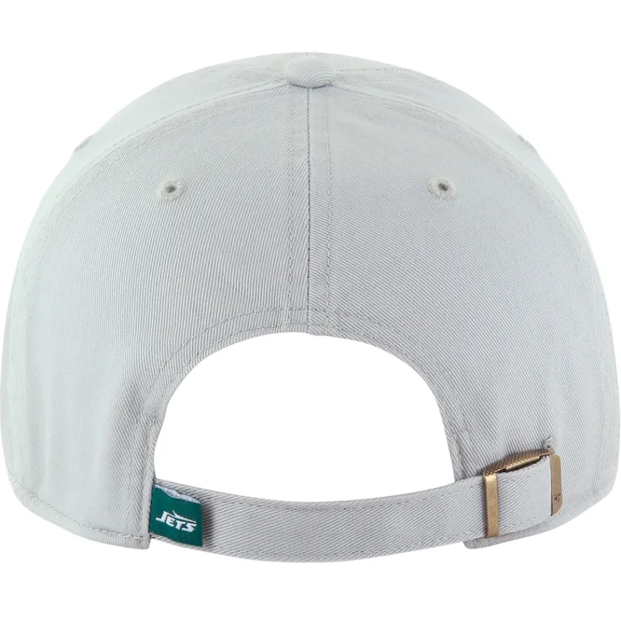 New York Jets Hats | Men^Men's '47 Gray Team Clean Up Adjustable Hat
