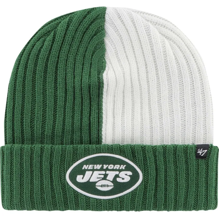 New York Jets Knit^Men's '47 Green Fracture Cuffed Knit Hat