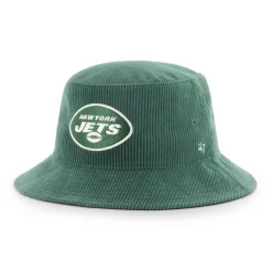 New York Jets Bucket^Men's '47 Green Thick Cord Bucket Hat
