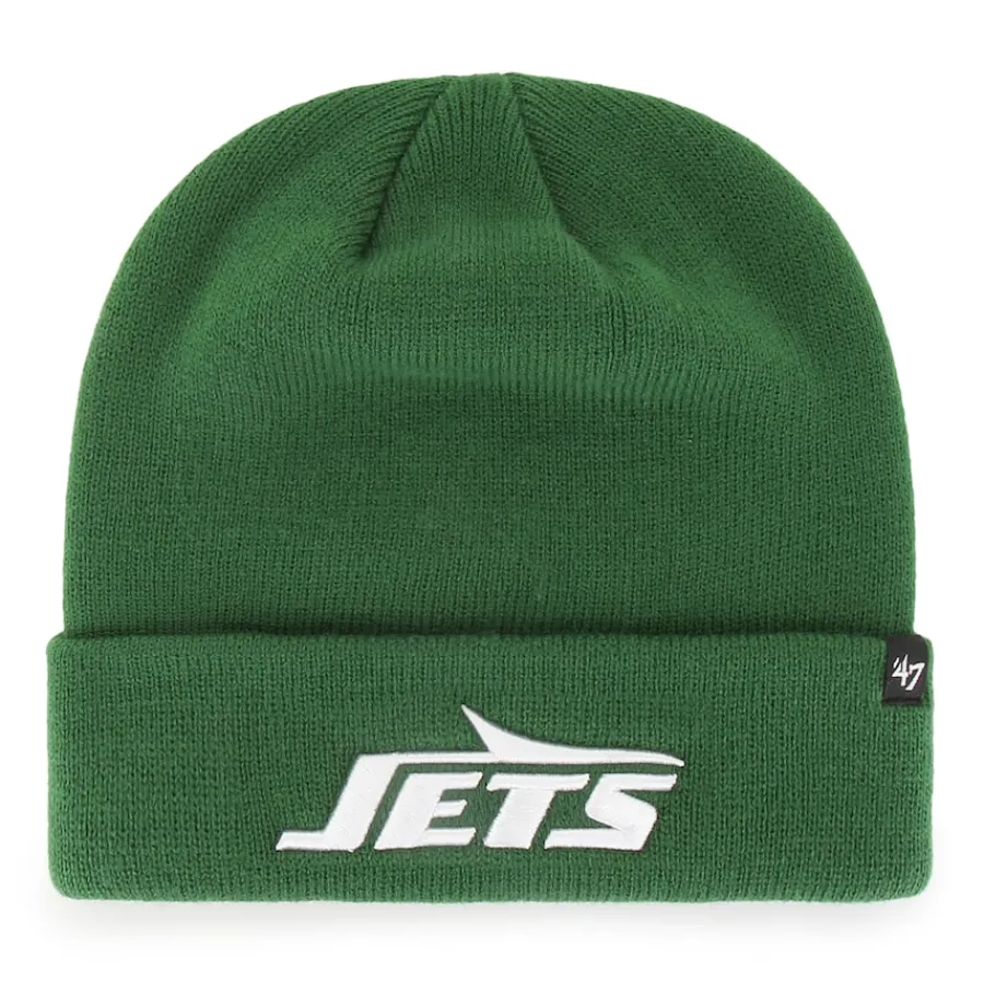 New York Jets Hats | Men^Men's '47 Green Primary Cuffed Knit Hat