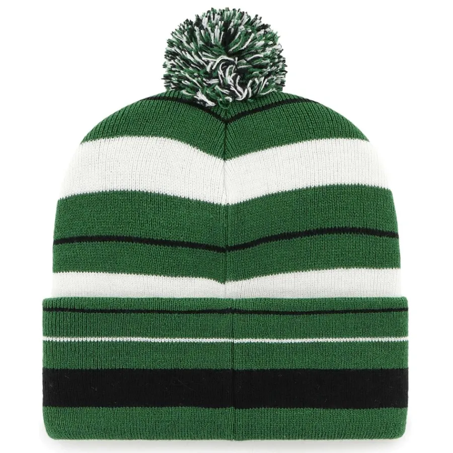 New York Jets Knit^Men's '47 Green Powerline Cuffed Knit Hat With Pom