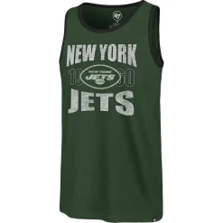 New York Jets Tank Tops^Men's '47 Green Upload Franklin Tank Top