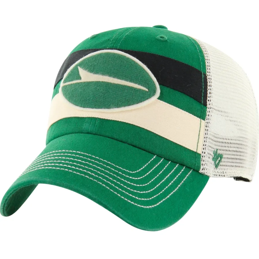New York Jets Adjustable^Men's '47 Kelly Green Clubhouse Boon Clean-Up Trucker Adjustable Hat