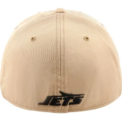 New York Jets Fitted^Men's '47 Khaki Dusted Relaxed Franchise Fitted Hat