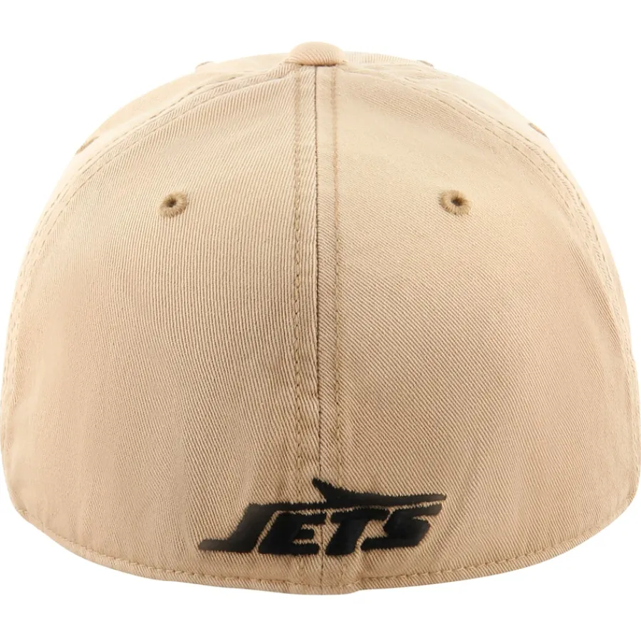 New York Jets Fitted^Men's '47 Khaki Dusted Relaxed Franchise Fitted Hat