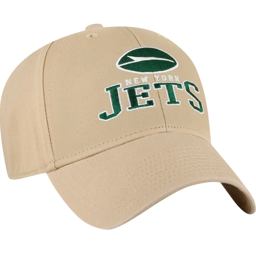 New York Jets Adjustable^Men's '47 Khaki Powell MVP Adjustable Hat