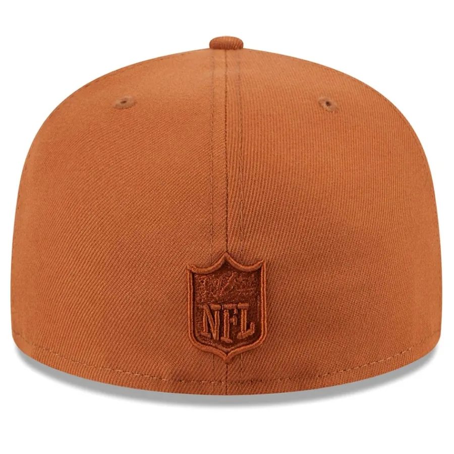 New York Jets Fitted^Men's New Era Brown Color Pack 59FIFTY Fitted Hat