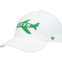 New York Jets Adjustable^Men's '47 White Clean Up Legacy Adjustable Hat