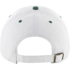 New York Jets Hats | Men^Men's '47 White/Green Double Header Diamond Clean Up Adjustable Hat