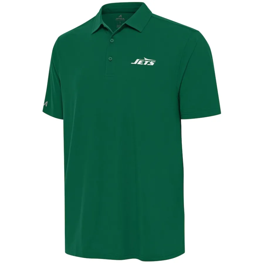 New York Jets Polos^Men's Antigua Green Era Polo