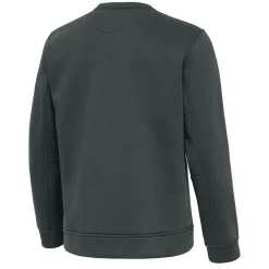 New York Jets Jackets^Men's Antigua Pewter Relevant Lightweight Pullover Sweatshirt