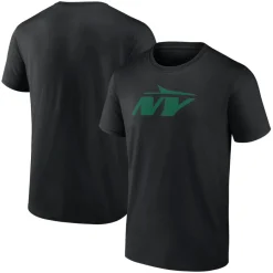 New York Jets T-Shirts | Men^Men's Black Secondary Logo T-Shirt