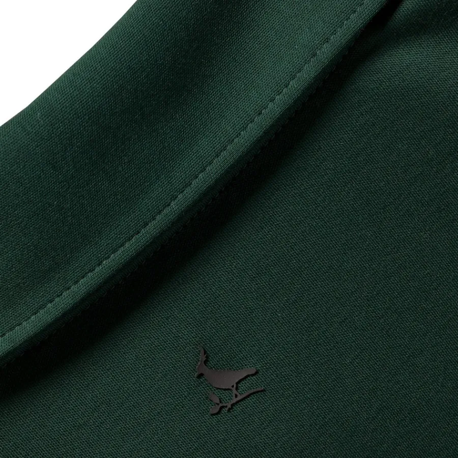 New York Jets Polos^Men's Charles Tyrwhitt Green Quarter-Zip Polo