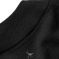 New York Jets Sweaters & Dress Shirts | Sweatshirts & Fleece^Men's Charles Tyrwhitt Black Merino Full-Zip Sweater
