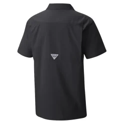 New York Jets Sweaters & Dress Shirts^Men's Columbia Black Slack Tide Omni-Wick Button-Up Camp Shirt