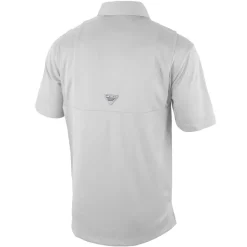 New York Jets Polos^Men's Columbia Gray Omni-Wick Flycaster Pocket Polo