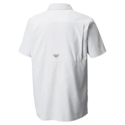New York Jets Sweaters & Dress Shirts^Men's Columbia White Slack Tide Omni-Wick Button-Up Camp Shirt
