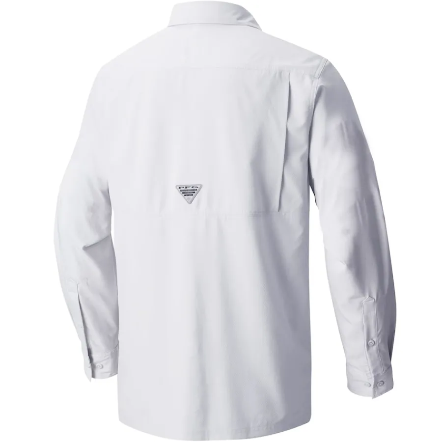 New York Jets Sweaters & Dress Shirts^Men's Columbia White Slack Tide Omni-Wick Button-Up Long Sleeve Shirt