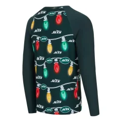 New York Jets Underwear & Sleepwear^Men's Concepts Sport Hunter Green Garland Knit Raglan Long Sleeve T-Shirt And Pants Set