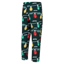 New York Jets Underwear & Sleepwear^Men's Concepts Sport Hunter Green Garland Knit Raglan Long Sleeve T-Shirt And Pants Set