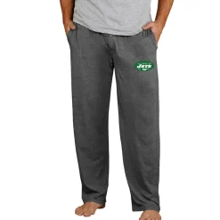 New York Jets Shorts & Pants^Men's Concepts Sport Charcoal Retro Quest Knit Pants