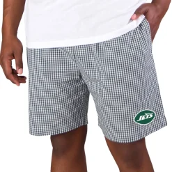 New York Jets Shorts & Pants^Men's Concepts Sport Green/White Tradition Woven Jam Shorts