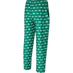 New York Jets Underwear & Sleepwear^Men's Concepts Sport Green Record Throwback All Over Knit Pants