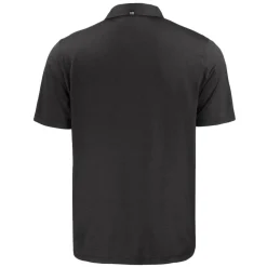 New York Jets Polos^Men's Cutter & Buck Black Helmet Coastline Epic Comfort Eco Recycled Polo