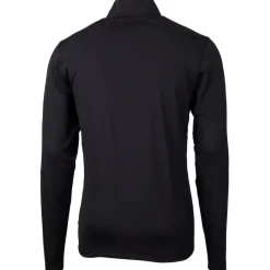 New York Jets Big & Tall^Men's Cutter & Buck Black Big & Tall Monochromatic Logo Virtue Eco Pique Recycled Quarter-Zip Pullover Top
