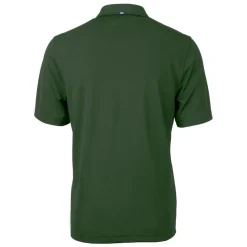 New York Jets Big & Tall^Men's Cutter & Buck Green Helmet Big & Tall DryTec Virtue Eco Pique Recycled Polo