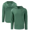 New York Jets Sweaters & Dress Shirts^Men's Cutter & Buck Hunter Green Helmet Coastline Epic Comfort Eco Recycled Long Sleeve Hoodie T-Shirt