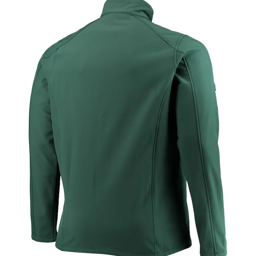 New York Jets Big & Tall^Men's Dunbrooke Green Big & Tall Sonoma Softshell Full-Zip Jacket
