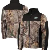 New York Jets Jackets^Men's Dunbrooke Realtree Camo/Black Circle Hunter Softshell Full-Zip Jacket