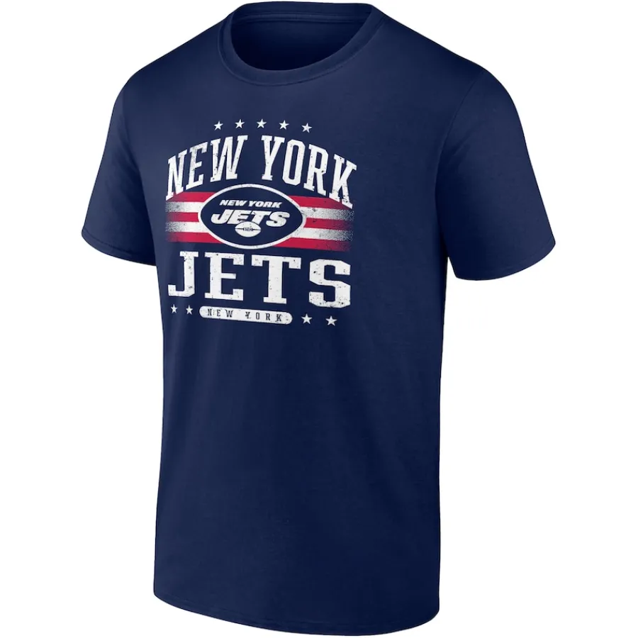 New York Jets T-Shirts | Men^Men's Fanatics Navy Americana T-Shirt