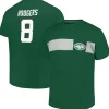 New York Jets Big & Tall^Men's Fanatics Aaron Rodgers Green Big & Tall T-Shirt