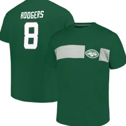 New York Jets Big & Tall^Men's Fanatics Aaron Rodgers Green Big & Tall T-Shirt