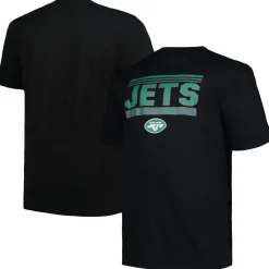 New York Jets Big & Tall^Men's Fanatics Black Big & Tall Pop T-Shirt