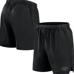 New York Jets Shorts & Pants^Men's Fanatics Black Front Office Woven Shorts