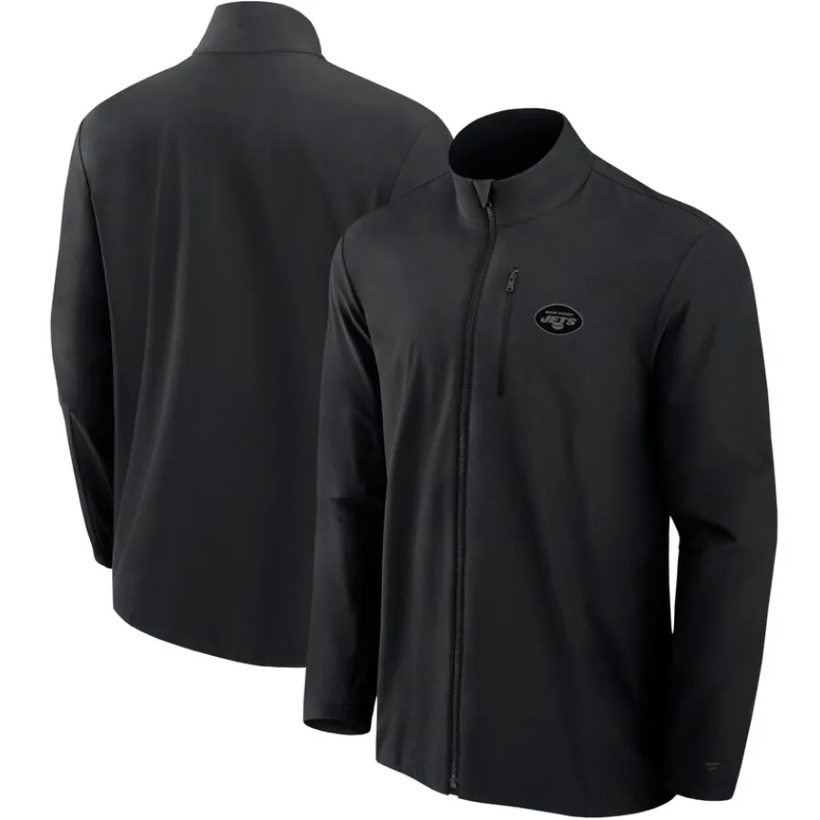 New York Jets Jackets | Sweatshirts & Fleece^Men's Fanatics Black Front Office Woven Full-Zip Jacket