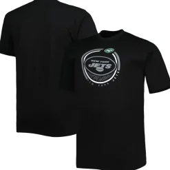 New York Jets Big & Tall^Men's Fanatics Black Big & Tall Color Pop T-Shirt