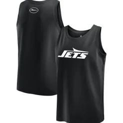 New York Jets Tank Tops^Men's Fanatics Black Elements Tank Top