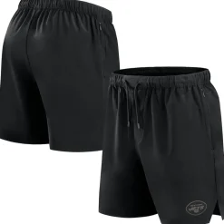 New York Jets Shorts & Pants^Men's Fanatics Black Front Office Woven Shorts