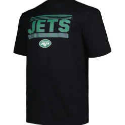 New York Jets Big & Tall^Men's Fanatics Black Big & Tall Pop T-Shirt