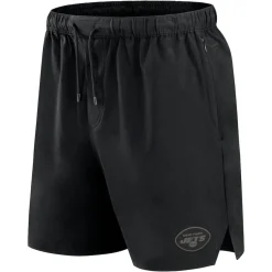 New York Jets Shorts & Pants^Men's Fanatics Black Front Office Woven Shorts