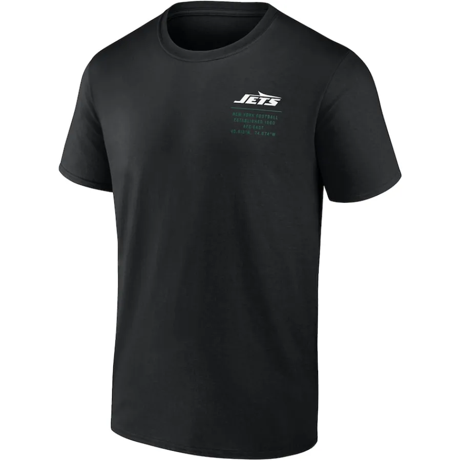 New York Jets T-Shirts | Men^Men's Fanatics Black Repeat Stats T-Shirt
