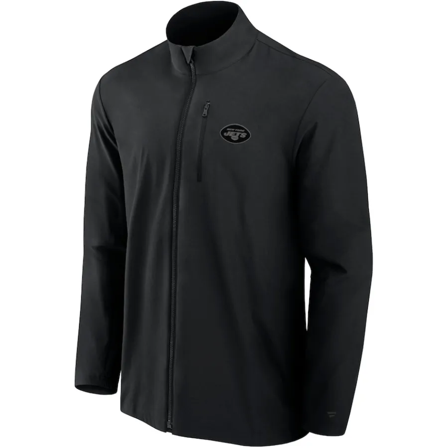 New York Jets Jackets | Sweatshirts & Fleece^Men's Fanatics Black Front Office Woven Full-Zip Jacket